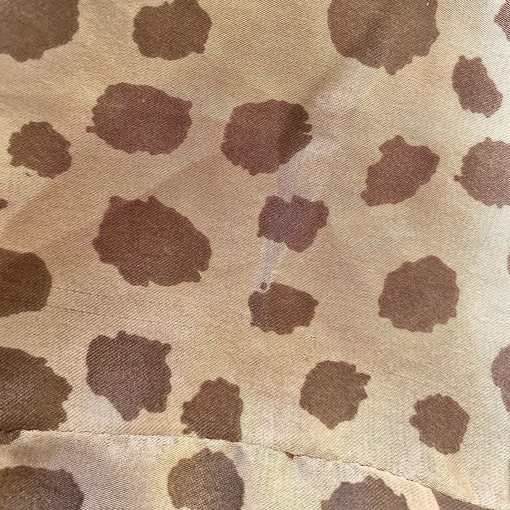 Ladies cecico brown animal print blouse size M